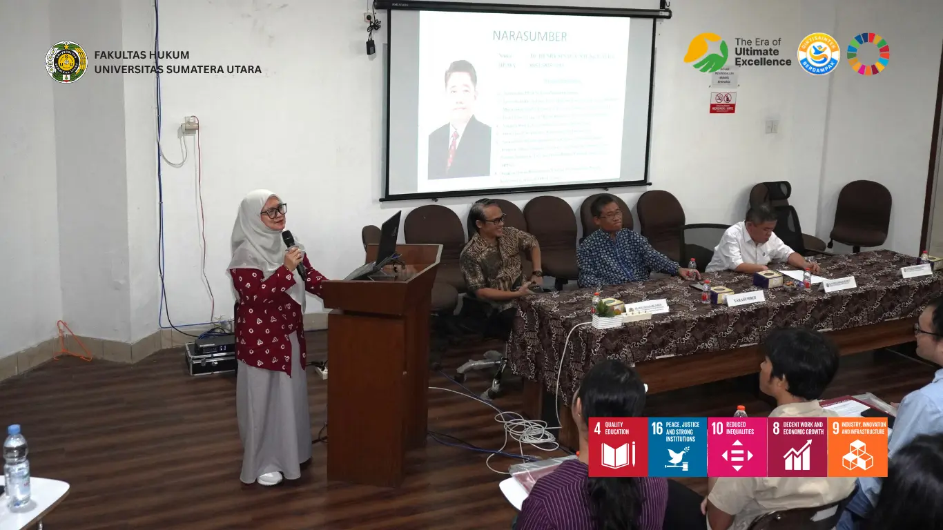 FH USU Dorong Inovasi Pembelajaran dalam Pelatihan Peningkatan Kompetensi Inti Notariat Program Studi MKN
